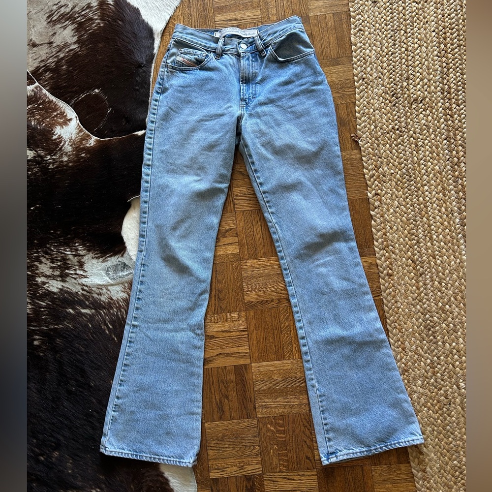 Vintage Diesel Industry Bootcut Jeans - Light Wash